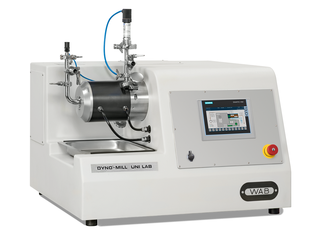 Laborrührwerkskugelmühle für Feinvermahlungen bis in den Nanometerbereich